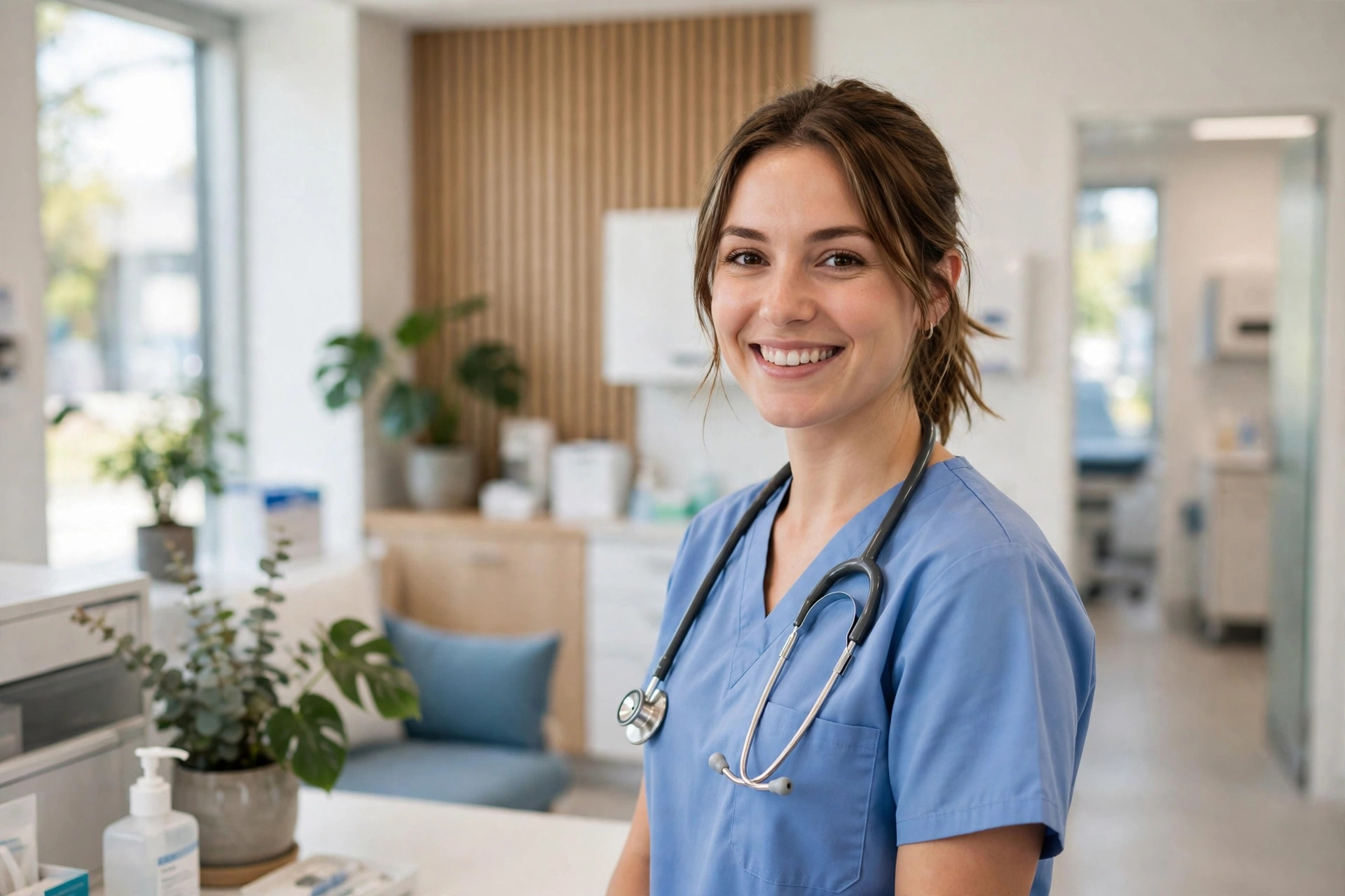 Smiling nurse